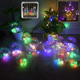 12 Wish Balls Window Curtain String Lights with 8 Flashing Modes Decoration for Home Decoration, Diwali & Wedding LED Christmas Light Indoor and Outdoor Light ,Festival Decoration (Plastic, Multi Color)