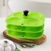 3 Layer Idli Stand for Holding and Serving Idlis (Household Kitchen Use)