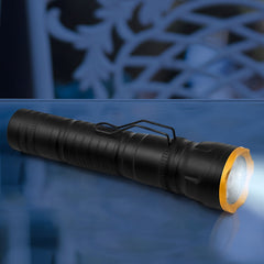 2in1 5 LED With 1 Laser Light Portable Mini Torch / Flashlight LED Powerful High Lumens Pen Light with Clip, Portable Pocket Compact Torch for Emergency A Battery operated (1 Pc / Battery not included)