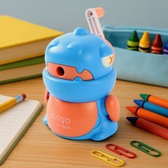 Sharpener for Pencil with Removable Tray Hardiness Steel Cutter, Kids Teddy Shaped Pencil Sharpener Machine, Birthday Return Gift Stationary Gifts