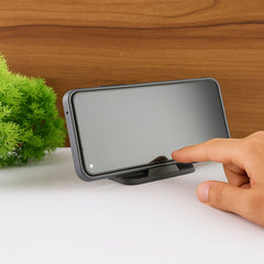 Ergonomic Black Pyramid Phone Stand