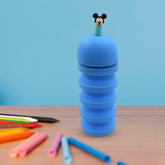 Silicone Telescopic Pencil Case – Large Capacity, Zipper Closure, Perfect for School & Office