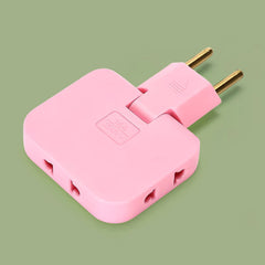 Wireless 3 in 1 Foldable Wall Plug Adapter / Socket / Converter (1 Pc)