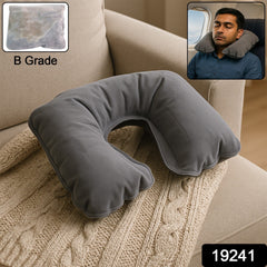 Compact U-Shape Inflatable Travel Pillow