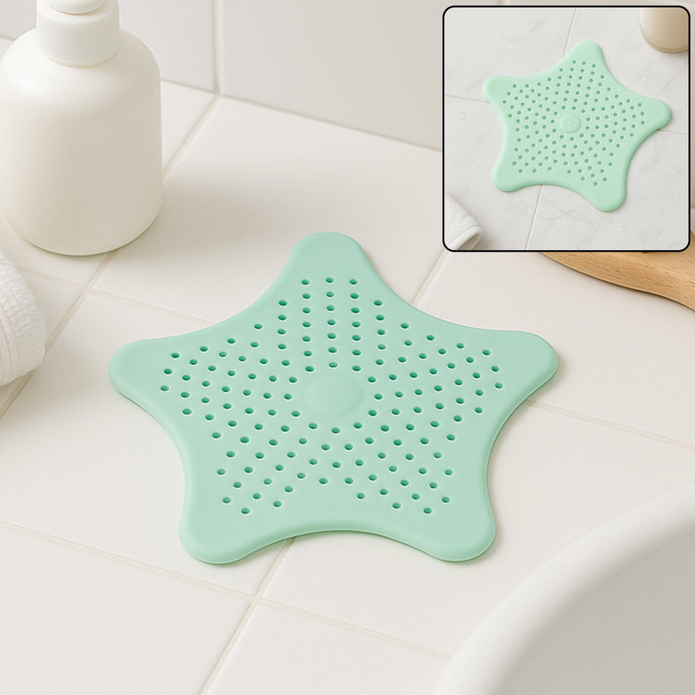 Silicone Star Sink Strainer for Bathroom 