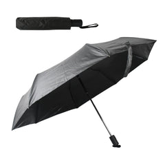2 Fold Manual Umbrella – Wind, Sun & Rainproof with Steel Shaft & Wrist Strap